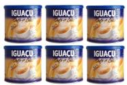 6 CAFÉ COM LEITE Solúvel IGUAÇU Lata 300g 6 CAFÉ COM LEITE Solúvel IGUAÇU Lata 300g