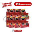 6 Caixa de Camisinha Preservativo Prudence Tradicional Lubrificado são 72 x 3 total de 216 preservativos.