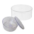 6 Caixa Organizadora Redonda 12cm Cake Box Utilidades Oldani