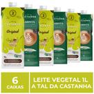 6 Caixas de 1L de Leite Vegetal, A Tal da Castanha
