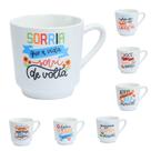 6 Canecas 200ml Com Tema Natal, Mães, Namorados, Infantil, Pais