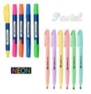 6 Caneta Marca Texto Cis Lumini Pastel + 5 Cis Lumini Gel!