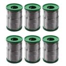 6 Carretel Estanho P/ Solda 40x60 Com Fluxo 1mm 250g Cobix