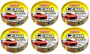 6 Cera Em Pasta Superbrilho Carnaúba Concentrada Luxcar