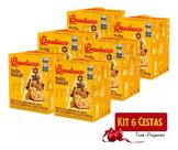 6 Cesta De Natal Bauducco Pequena 15 Itens Nota Fiscal