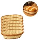 6 Cestos Plástico 24 cm Para Pão Utilidades Domésticas