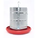 6 Comedouro Tubolar para Aves Frangos Pintinhos Galinhas 5kg