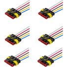 6 Conector 5 Vias Selado com Chicote Automóvel Caminhão Ônibus
