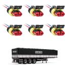 6 Conector Chicote Lanterna LED Lateral Randon 2 vias 6 Conector Chicote Lanterna LED Lateral Randon 2 vias