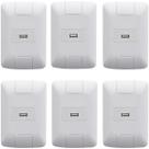 6 Conjunto 4x2 1 Tomada USB 1,5 A Bivolt Tramontina Aria