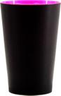 6 Copo de Festa Rígido Twister Preto Fosco 6 Copo de Festa Rígido Twister Preto Fosco
