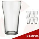 6 Copo de Vidro Boteco 200ML Transparente Nadir Cerveja Chopp 6 Copo de Vidro Boteco 200ML Transparente Nadir Cerveja Chopp