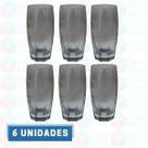 6 Copo de Vidro Cinza 370ML Suco Água Drinks Bebidas Buffet 6 Copo de Vidro Cinza 370ML Suco Água Drinks Bebidas Buffet