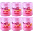 6 Creme Hidratante Pé Mãos Rachadura Sebo De Carneiro 200g