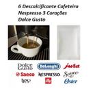 6 Descalcificante Cafeteira Nespresso 3 Corações Dolce Gusto