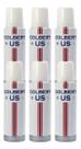 6 Desodorante Colbert Us Branco Argentino 250ml Spray Grande