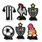 6 Display de mesa Decoração Atlético Mineiro festa Aniversá