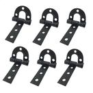 6 Dobradiças Porteira 138mm N-0 Aço Carbono Resistente