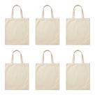 6 Ecobags Algodão 240g 35x40 Lisa Silk DTF Sublimação