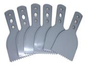 6 Espatulas Dentada 2mm Para Resinas, Artesanatos E Madeira 6 Espatulas Dentada 2mm Para Resinas, Artesanatos E Madeira