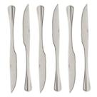 6 Facas para Churrasco Lyor Positano de Aço Inox 23cm