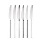 6 Facas para Churrasco Wolff Viena de Aço Inox Viena
