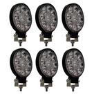 6 farol de led auxiliar redondo 27w 9 leds troller off-road carro 4x4 le-6710 -1013 6 farol de led auxiliar redondo 27w 9 leds troller off-road carro 4x4 le-6710 -1013