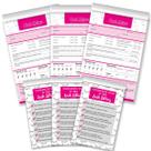 6 Fichas Bloco Atendimento para Lash Lifting+Blocos Cuidados