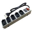 6 Filtro Linha Regua 5 Tomada C/Fusível Bivolt Multicraft