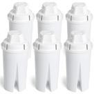 6 Filtros de Água Compatíveis com Brita - Substitutos para Amazon Basics