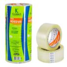 6 Fita Adesiva Transparente Larga Durex Para Embalar 45x100