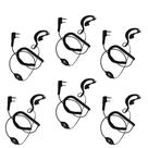 6 Fones Ouvido Para Rádio Comunicador Multilaser RE020