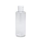 6 Frasco Pet 100 Ml Cilíndrico Tampa Flip Top Álcool Gel