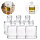 6 Frascos Decorativo Mini Recipiente Transparente 8ml