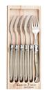 6 Garfos em Inox Champagne Laguiole Coutelerrie Neron