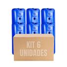 6 Gelo Artificial Plástico Placa Reutilizável Térmica 500ml