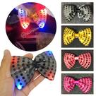 6 Gravatinha Borboletas Iluminadas Piscantes Com Luz Led Colorido Carnaval XM21380