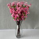 6 Hastes de Flores Artificial Premium 60cm Cerejeira Permanente para Jardins Internos