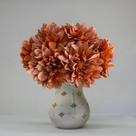 6 hastes flor Dalia qualidade e realismo flores artificiais artesanato decoração de casa e comercio - DE2721