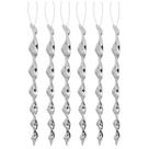 6 Hastes Refletoras Prateadas de 29-30 cm, Repelente Reflexivo para Pássaros, Pombos, Varandas, Jard