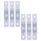 6 Interruptores Simples Sem Placa Branco 10a 250v Blux