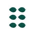 6 Jogo Americano Fibra Seagrass Folha Verde 34X49Cm Rafimex