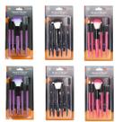 6 Kit com 5 Pincéis para Maquiagem Macrilan
