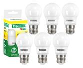 6 Lâmpada Bulbo Led Tkl 30 4,9w Taschibra Luz Quente 3000k