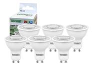 6 Lâmpada De Led Dicróica Mr16 Tdl 50 7w Gu10 Taschibra 4000k 6 Lâmpada De Led Dicróica Mr16 Tdl 50 7w Gu10 Taschibra 4000k