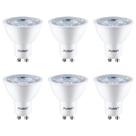 6 Lâmpada Dicróica Led GU10 Branco Quente 2700K 4W Bivolt