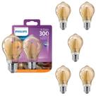 6 Lâmpada Led Filamento Philips 4.5w 127v E27 2200k Dimer