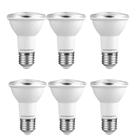 6 Lâmpada Par20 Crystal 4.8w 6500k 450lm E27 Branco-frio