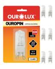 6 Lâmpadas Halógenas Ourolux Base G9 20W 220V Cor da Luz 2800K Branco Quente 6 Lâmpadas Halógenas Ourolux Base G9 20W 220V Cor da Luz 2800K Branco Quente