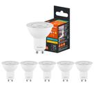 6 Lâmpadas Par16 Ledvance 4w 3000k Luz Quente 350lm Gu10